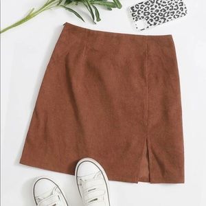 Corduroy skirt